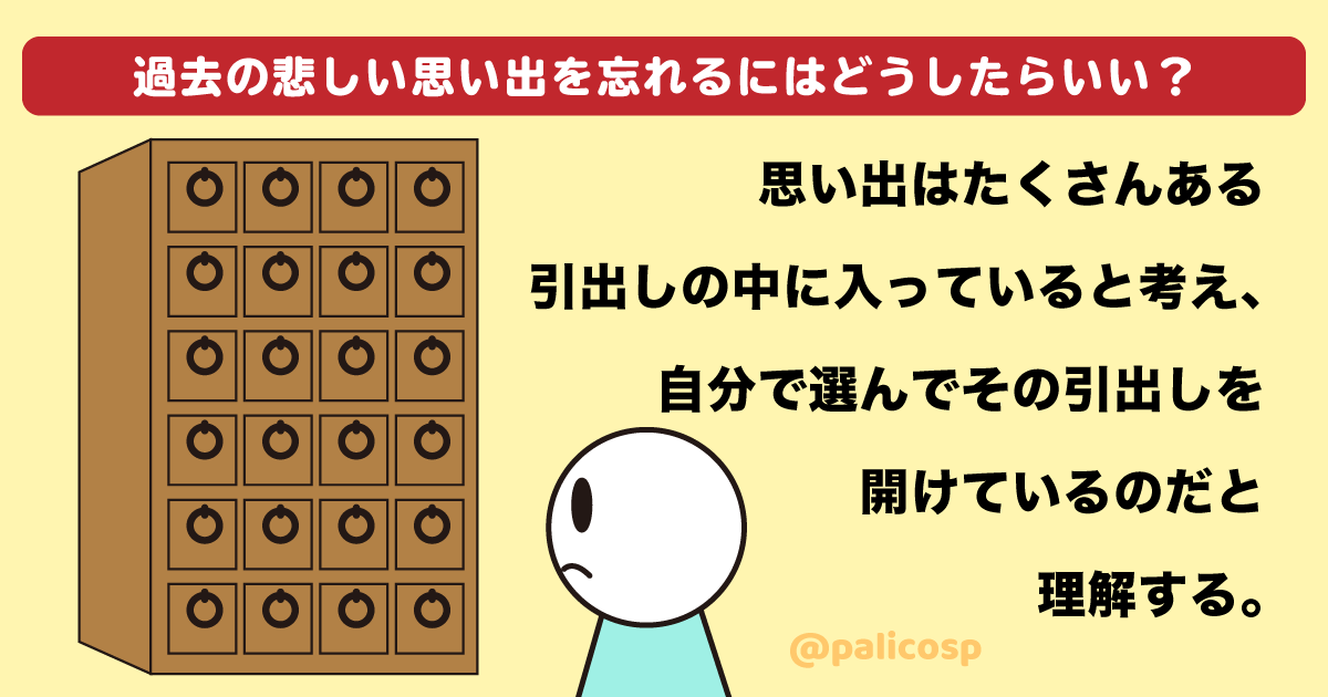 過去の悲しい出来事(主に恋愛)を忘れる方法は？